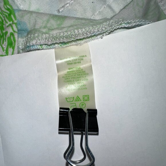 Lilly Pulitzer The Callahan Short Womens 0 Green Its a Zoo Print Cotton Pockets - Picture 6 of 9